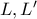 L,L'