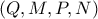 \left( Q,M,P,N \right)