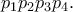 p_1p_2p_3p_4.