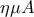 \eta \mu A
