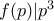 f(p)|p^3