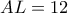 AL=12