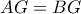 AG=BG