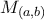 M_{(a,b)}