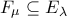 F_{\mu} \subseteq E_{\lambda}