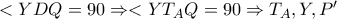 <YDQ=90\Rightarrow <YT_AQ=90\Rightarrow T_A,Y,P'