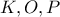 K,O,P