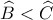 \widehat{B}< \widehat{C}