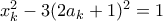 x_k^2 - 3(2a_k +1)^2 = 1