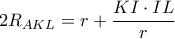 2R_{AKL}=r+\dfrac{KI \cdot IL}{r}