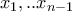 x_{1},..x_{n-1}