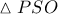 \vartriangle PSO