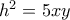 {h^2} = 5xy