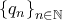 \left\{ q_{n} \right\}_{n\in \mathbb{N}}