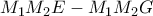 {M_1}{M_2}E - {M_1}{M_2}G