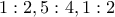 1:2, 5:4, 1:2