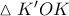 \vartriangle K'OK