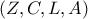 \left( Z,C,L,A \right)