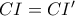 CI=CI'