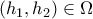 ({h_1,h_2})\in\Omega