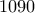 \displaystyle{1090}