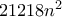 21218 n^2
