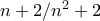 n+2/n^2+2