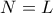 N=L