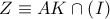 Z\equiv AK\cap \left( I \right)