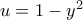 u=1-y^{2}