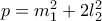 p=m_1^2+2l_2^2