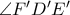 \angle F'D'E'