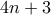 4n + 3