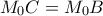 {M_0}C = {M_0}B