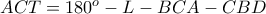 ACT=180^o-L-BCA-CBD