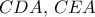 CDA,\,CEA