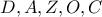 D,A,Z,O,C