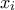 \displaystyle{x_i}