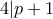 4|p+1