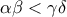 \alpha\beta<\gamma\delta \alpha\beta<\gamma\delta