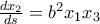 \frac{dx_{2}}{ds}=b^{2}x_{1}x_{3}